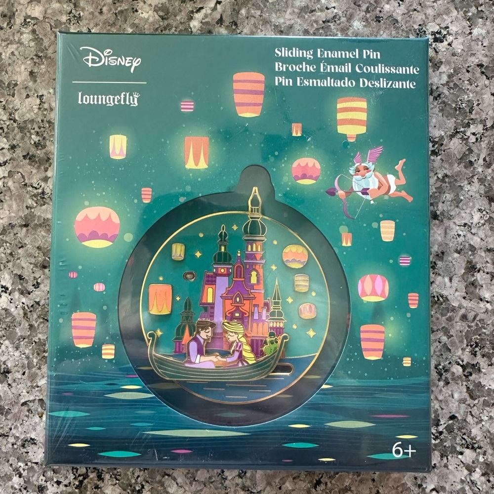 Disney Loungefly Sliding Enamel Pin